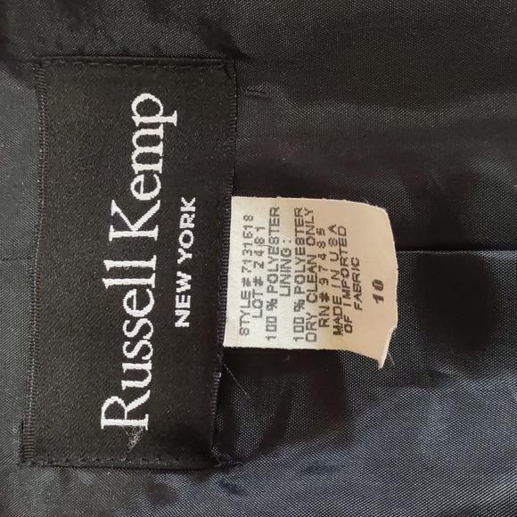 Russell Kemp Black Eyelash Fringe Jacket - Picture 6 of 7